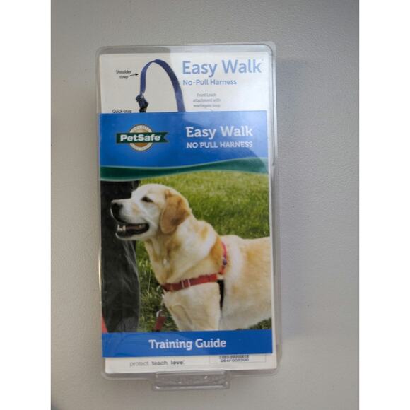 Easy Walk Dog Harness Large Blue No Pull Front Lead Training Martingale Loop - Picture 2 of 5